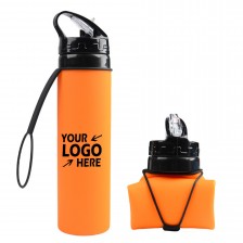 Foldable  Water Bottles With Extra Rubber